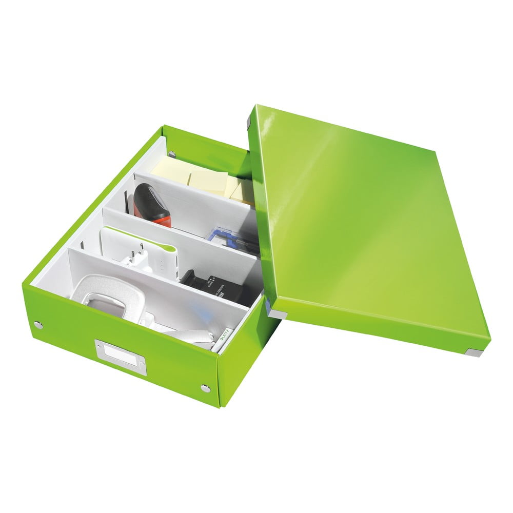 Office zöld rendszerező doboz