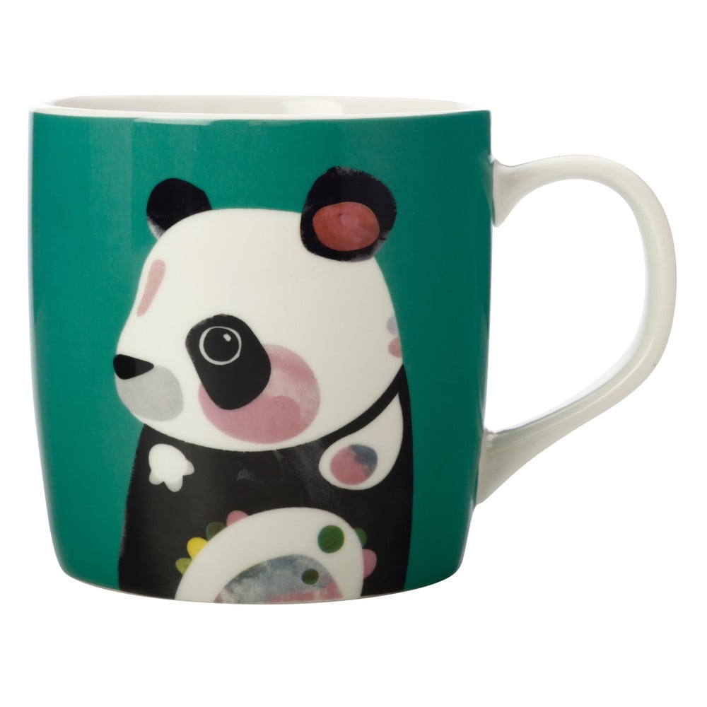 Pete Cromer Panda türkiz porcelán bögre