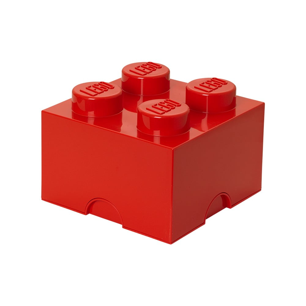 Piros szögletes tárolódoboz - LEGO®