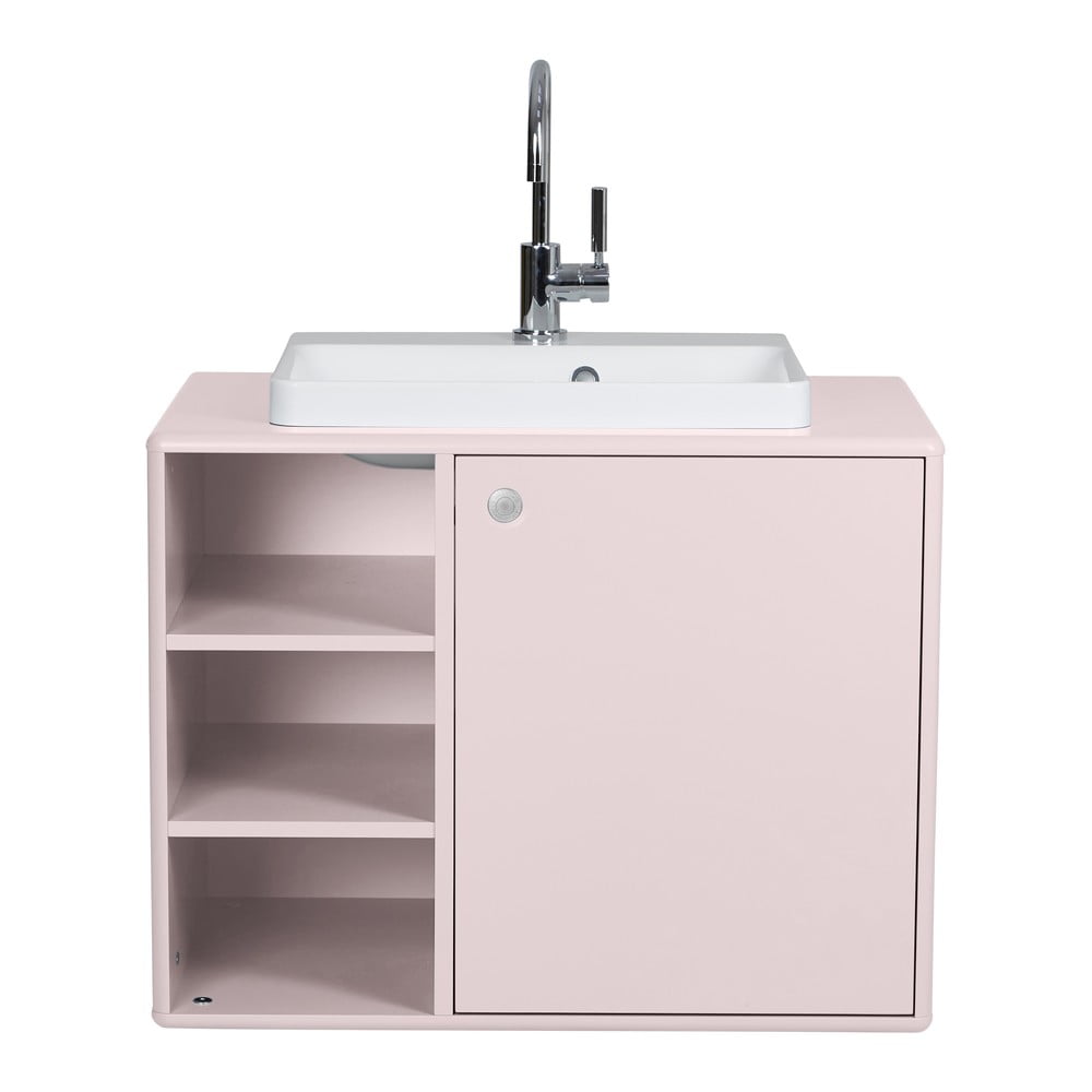 Rózsaszín szekrény a mosdókagyló alatt 80x62 cm Color Bath - Tom Tailor for Tenzo