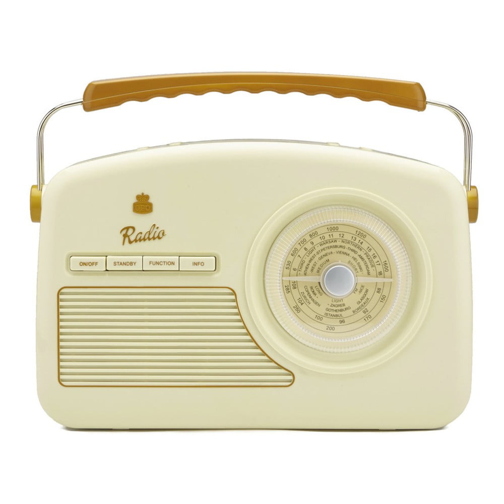 Rydell Nostalgic Dab Radio Cream krémszínű rádió - GPO