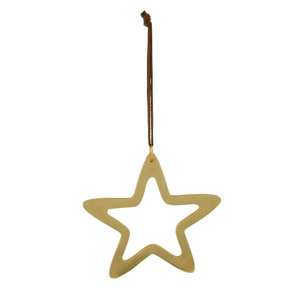 Star aranyszínű karácsonyi függő dekoráció - Ego Dekor