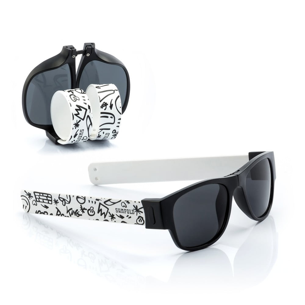 Sunfold ST2 fekete-fehér összecsukható napszemüveg - InnovaGoods