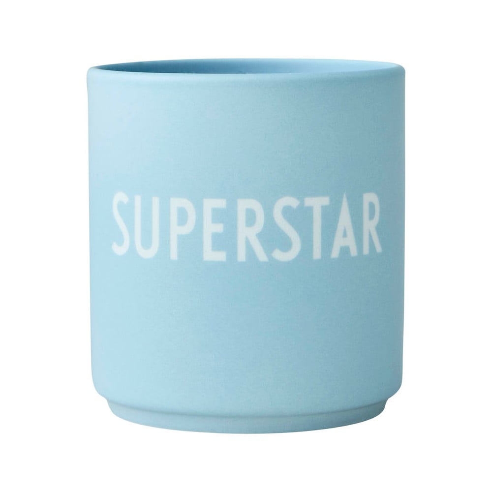 Superstar kék porcelánbögre