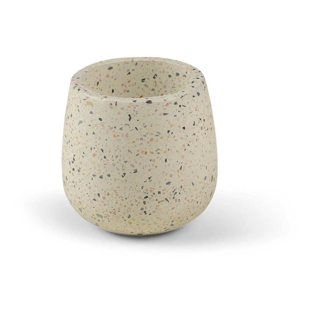 Terrazzo fehér kerti kaspó