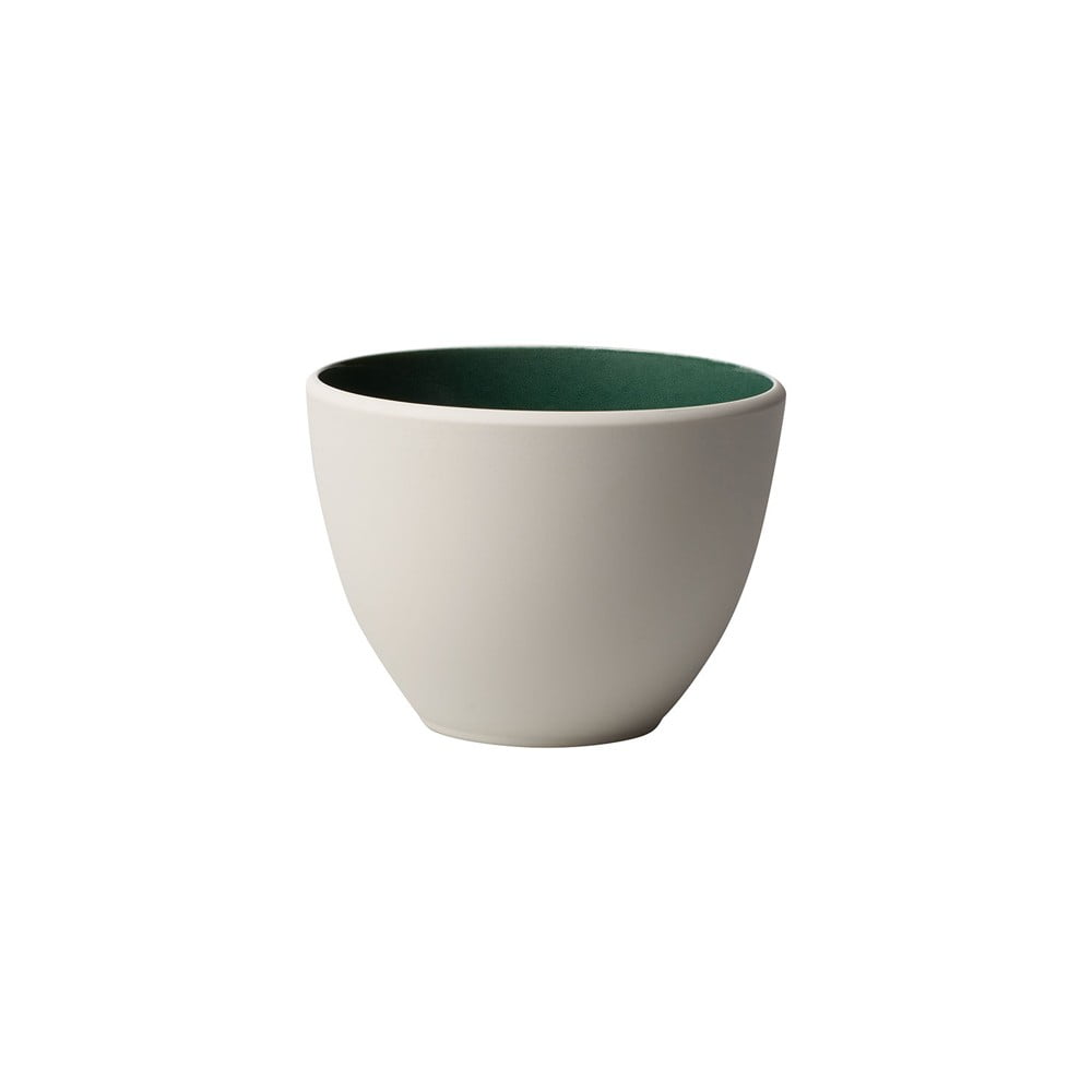 Uni fehér-zöld porcelán csésze