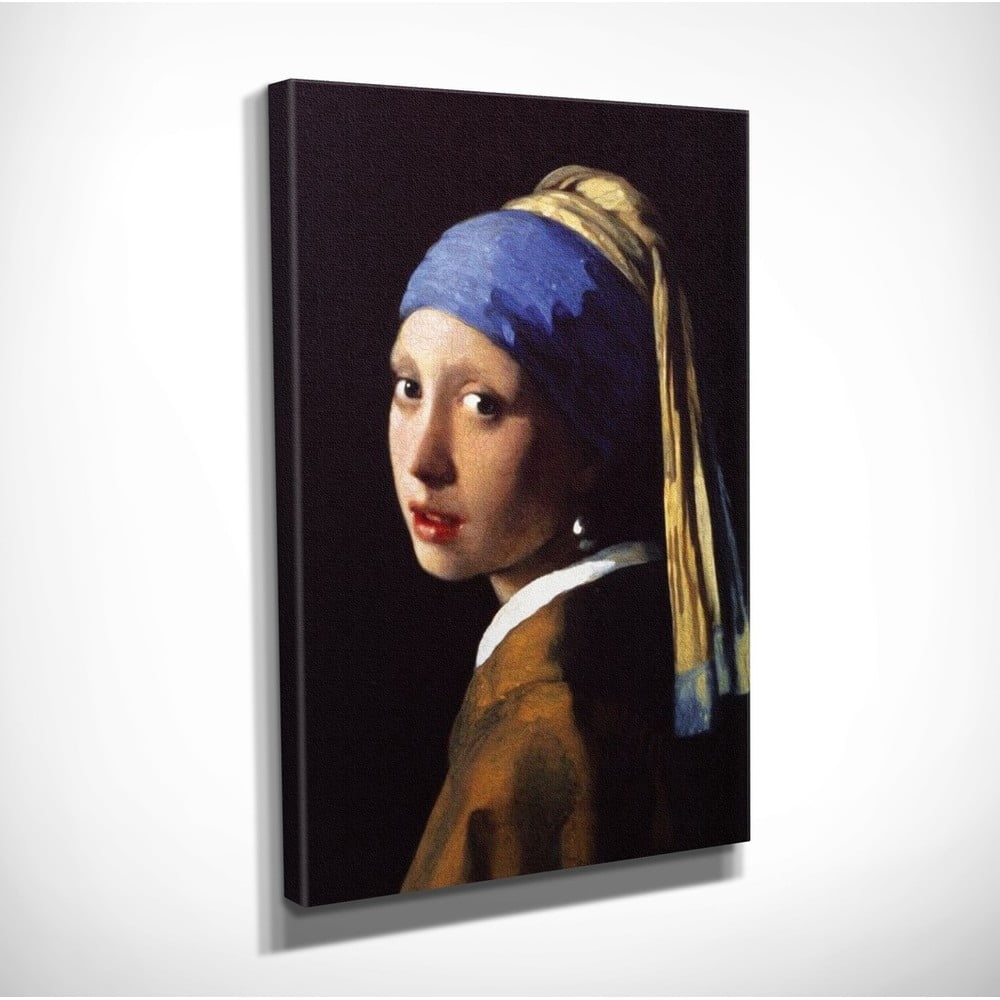 Vászon fali kép Johannes Vermeer The Girl with Pearl másolat