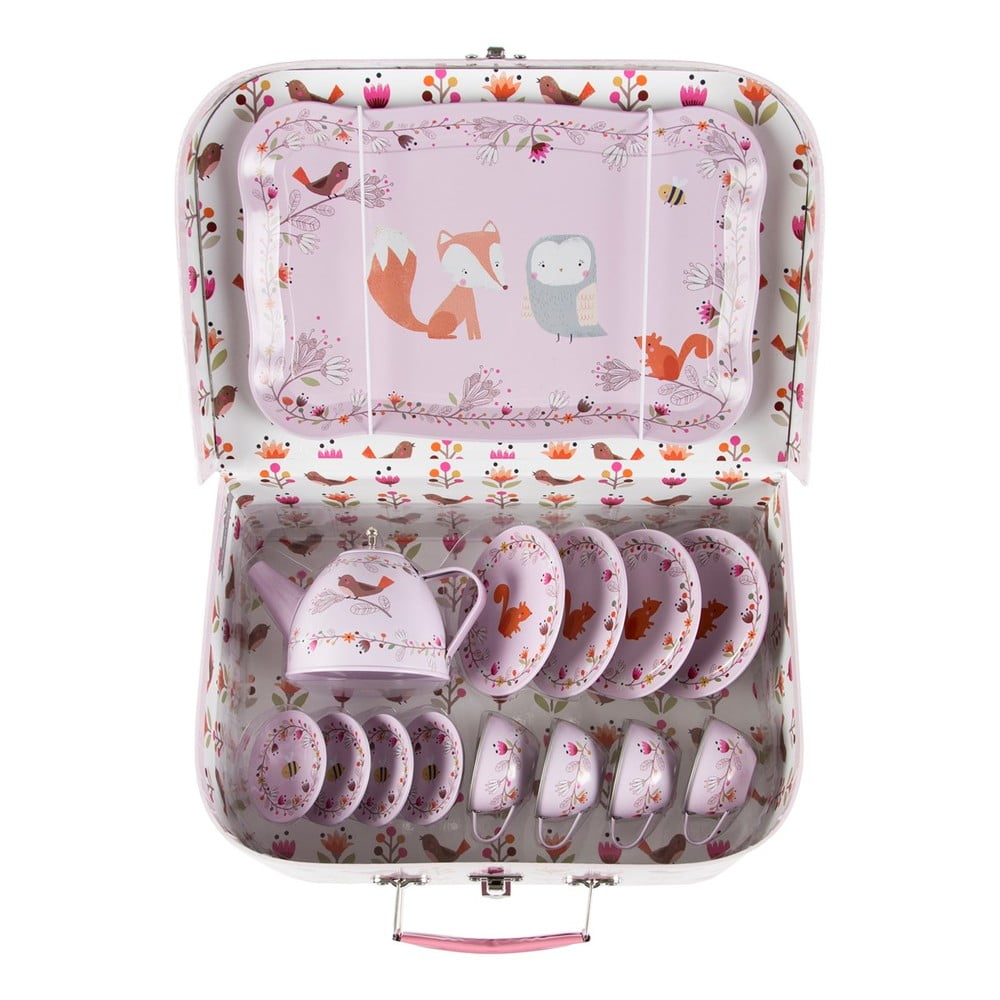 Woodland Friends rózsaszín piknikes táska - Sass & Belle