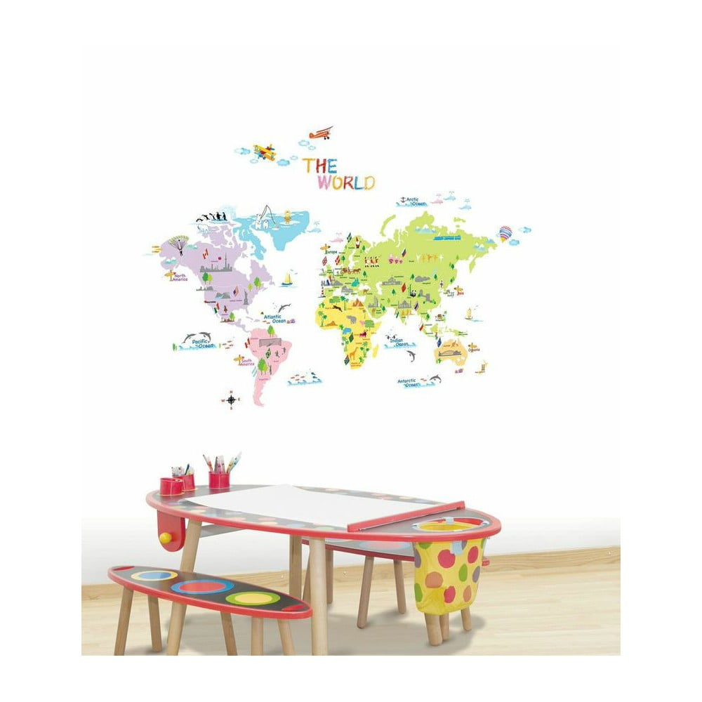 World Map for Children falmatrica szett - Ambiance