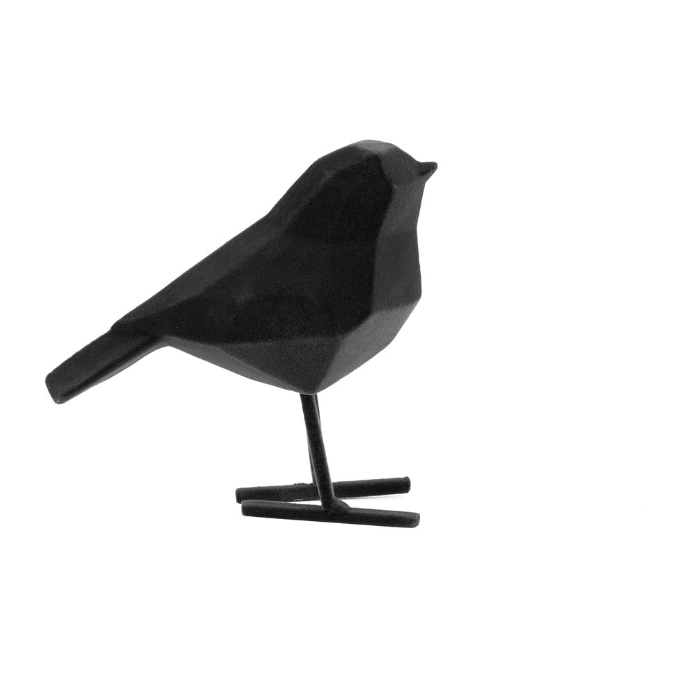 Bird fekete dekorációs szobor