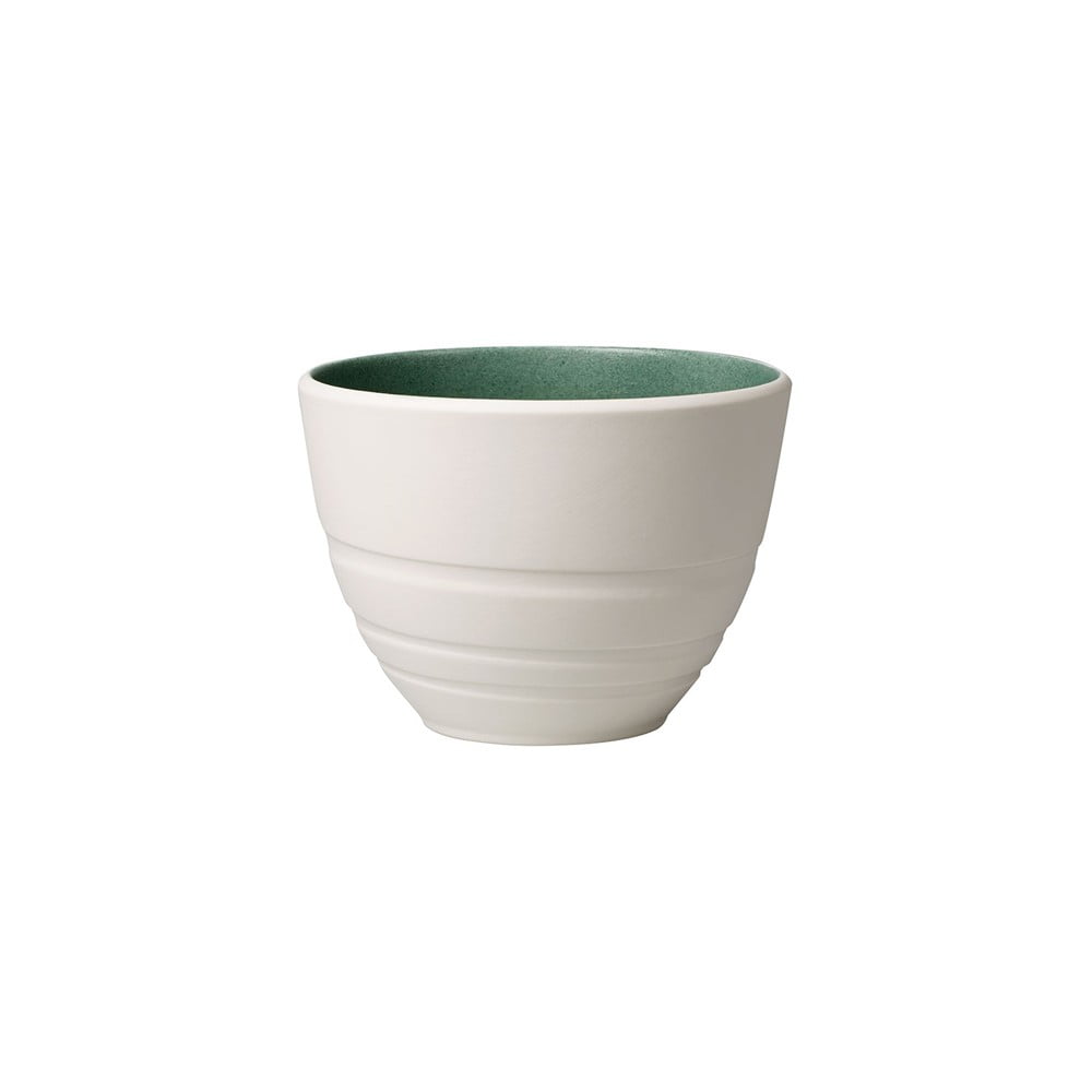 Leaf fehér-zöld porcelán csésze