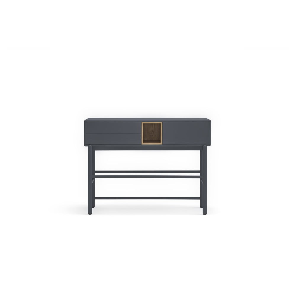 Sötétszürke konzolasztal 35x120 cm Corvo - Teulat