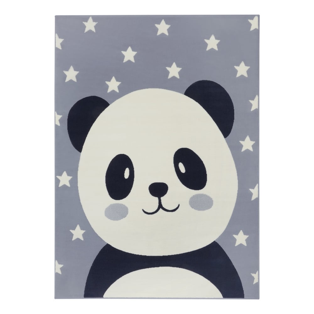 Szürke gyermek szőnyeg 170x120 cm Panda Pebbles - Hanse Home