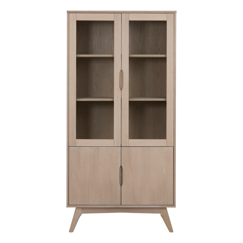 Vitrin tölgyfából 94x192 cm Marte - Actona