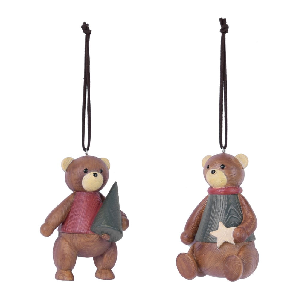 Bears 2 db-os karácsonyi függő dekoráció szett - Ego Dekor
