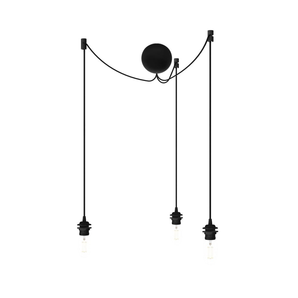 Cannonball fekete háromrészes függőkábel lámpához -  UMAGE