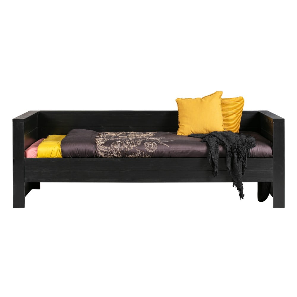 Dennis fekete borovi fenyő ágy/kanapé