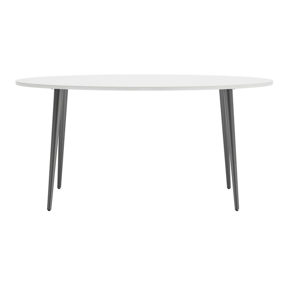 Étkezőasztal fehér asztallappal 160x80 cm Oslo - Tvilum