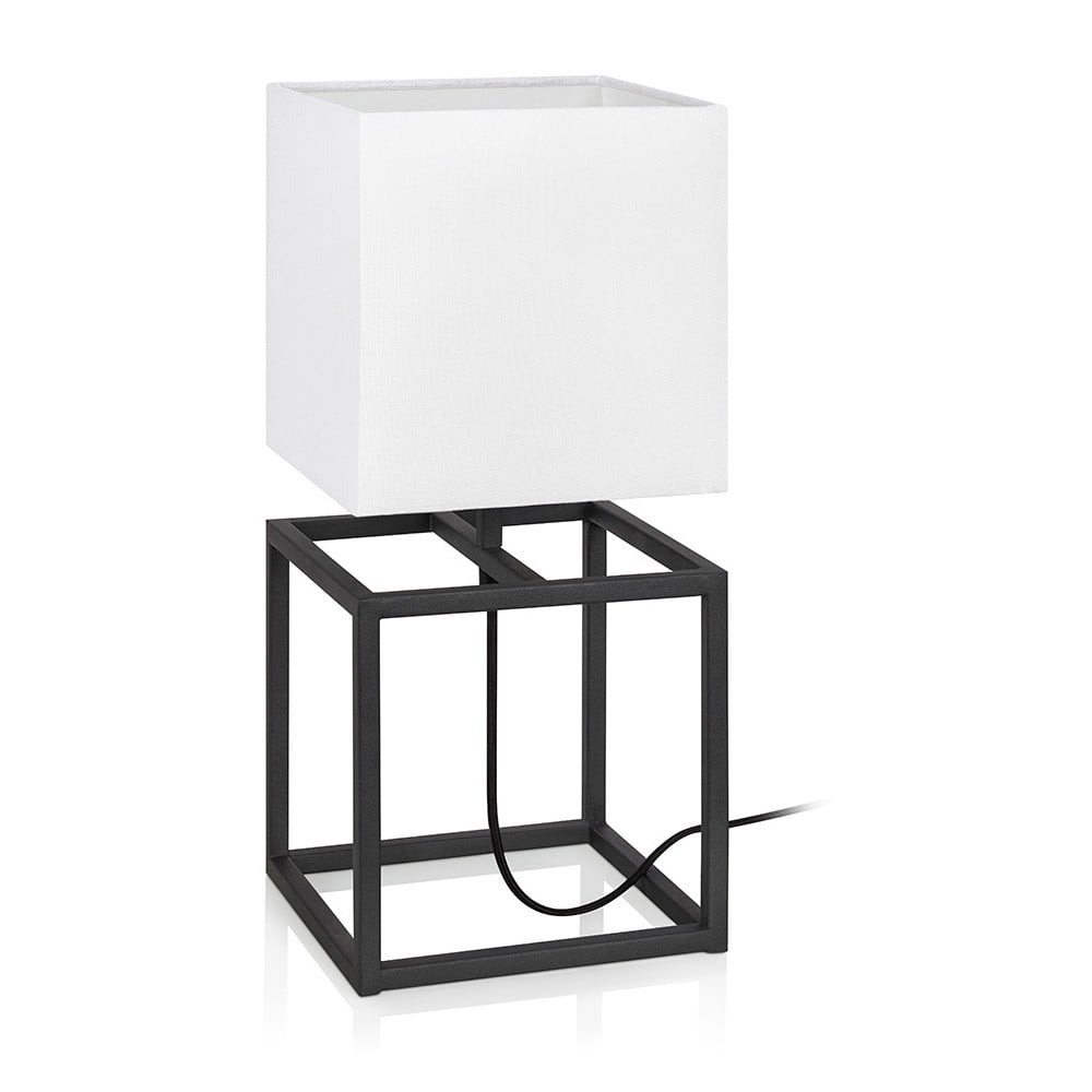 Cube fekete-fehér asztali lámpa