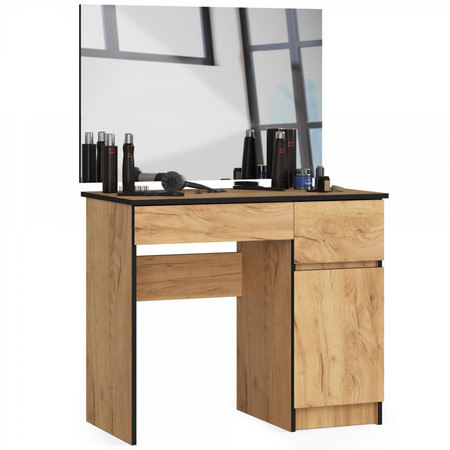 Fésülködőasztal P-2/SL 900x600 jobb - kézműves tölgy Akord