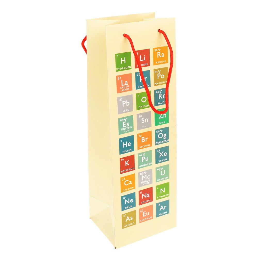 Borosüveg ajándéktáska 12x36 cm Periodic Table - Rex London