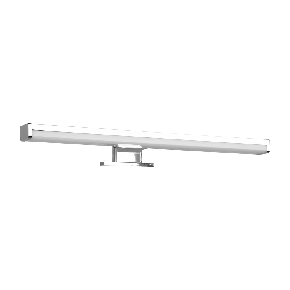 Fényes ezüstszínű LED fali lámpa (hosszúság 40 cm) Lino – Trio