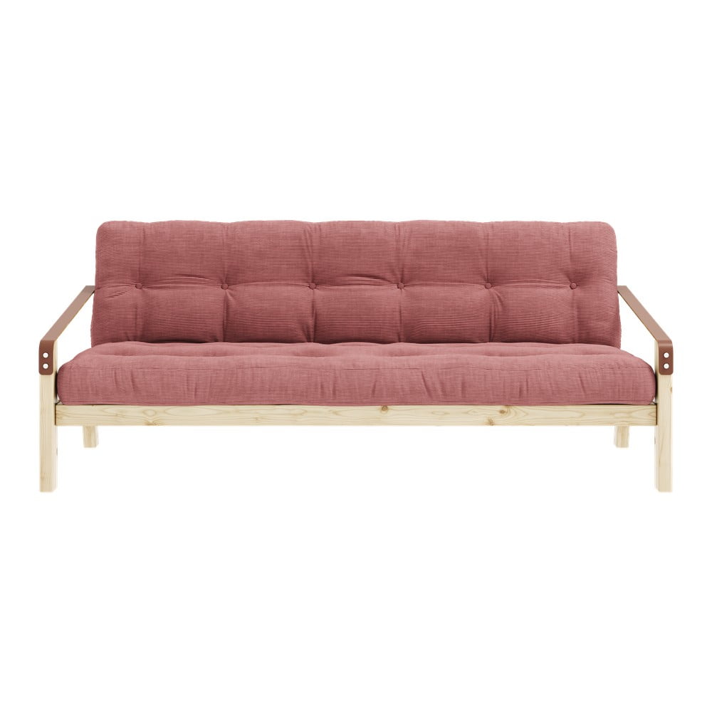 Rózsaszín kinyitható kanapé 190 cm Poetry – Karup Design