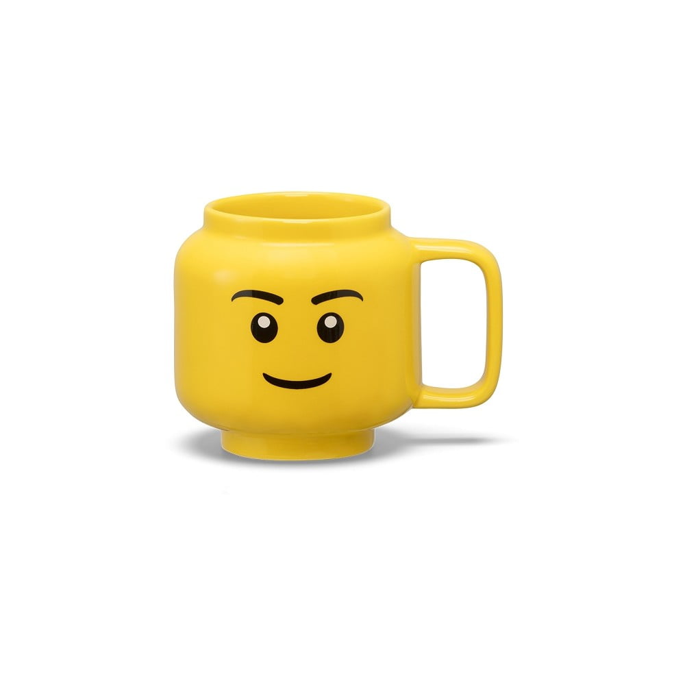 Sárga kerámia gyerek bögre 255 ml Head – LEGO®