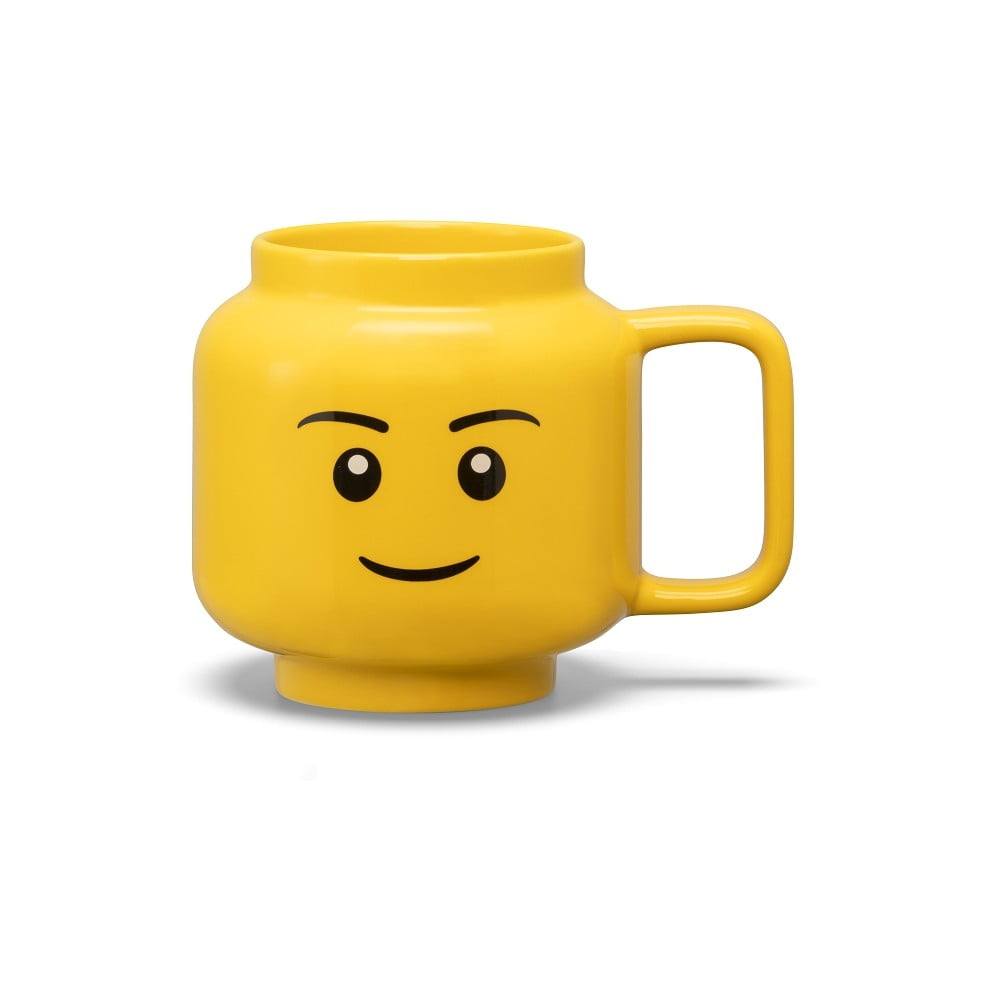 Sárga kerámia gyerek bögre 530 ml Head – LEGO®