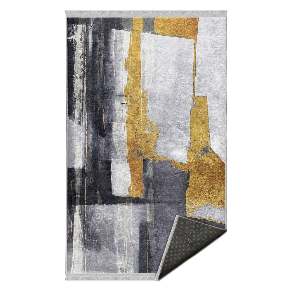 Sárga-szürke szőnyeg 80x150 cm – Mila Home