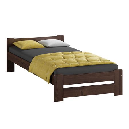 Emelt masszív ágy ágyráccsal 90x200 cm Dió Home Line