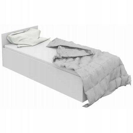 CLP ágy emelőrácsos 90x200 cm - fehér Akord