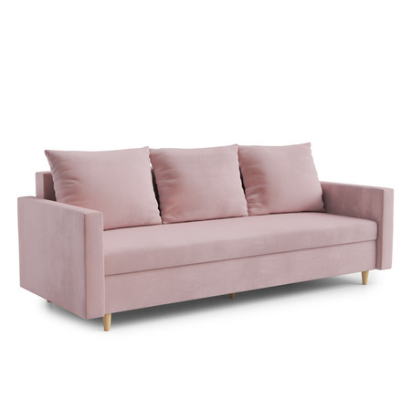ALMA Nagyméretű kinyitható kanapé Rózsaszín RIMALL