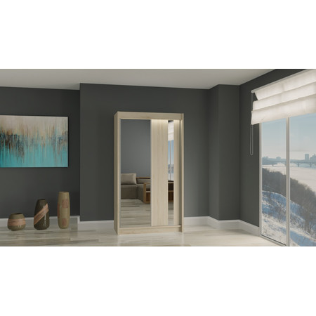 Gracja Gardróbszekrény (150 cm) Sonoma tölgy Furniture
