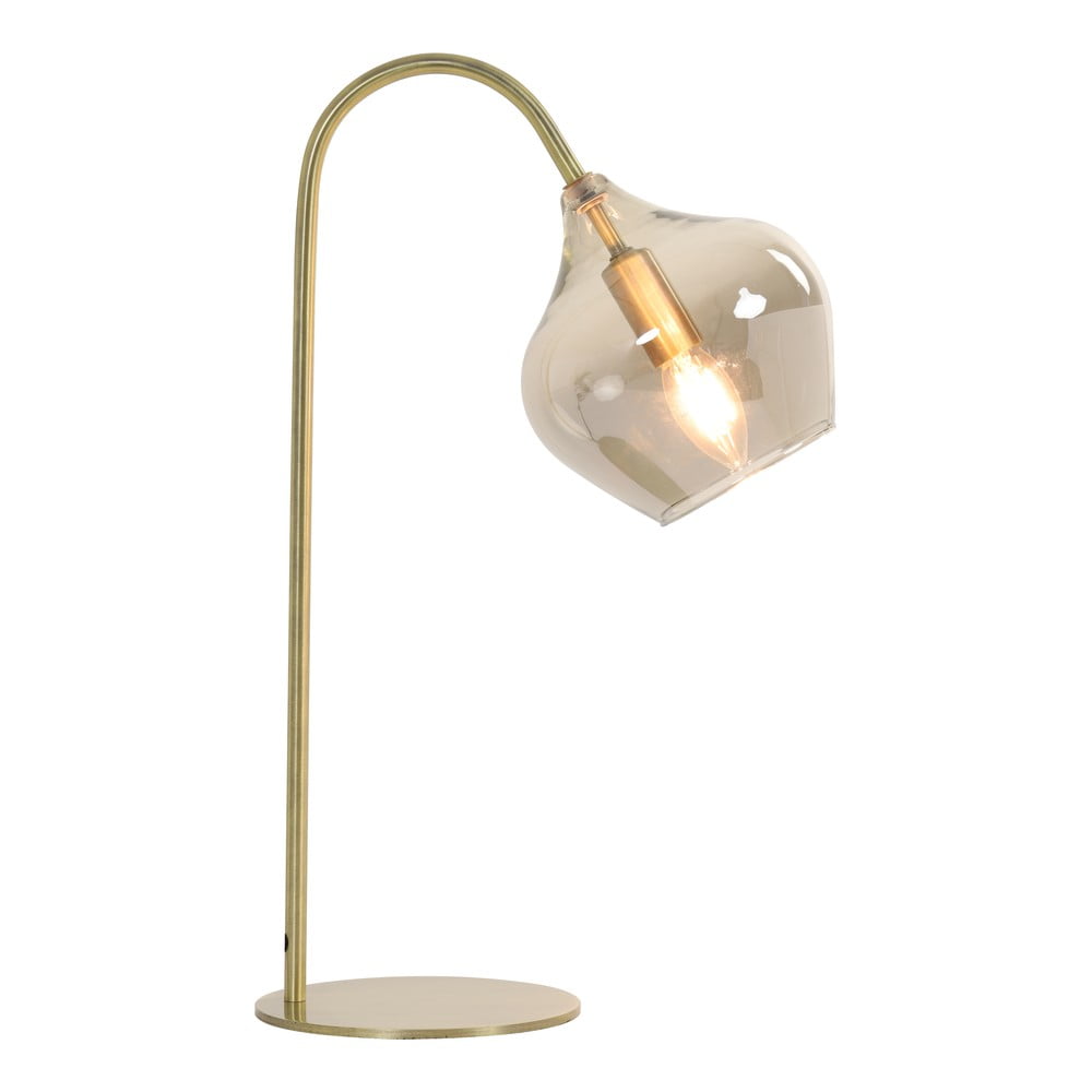 Bronzszínű asztali lámpa (magasság 50