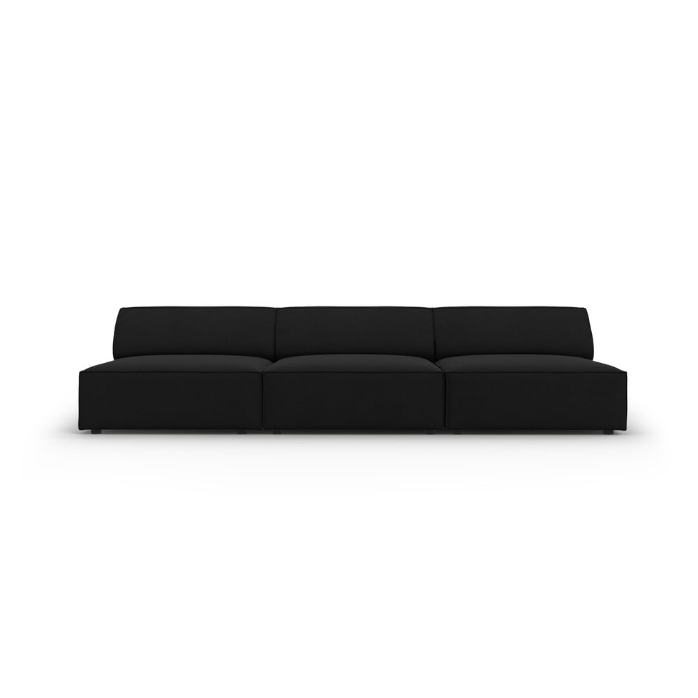 Fekete kanapé 240 cm Jodie – Micadoni Home