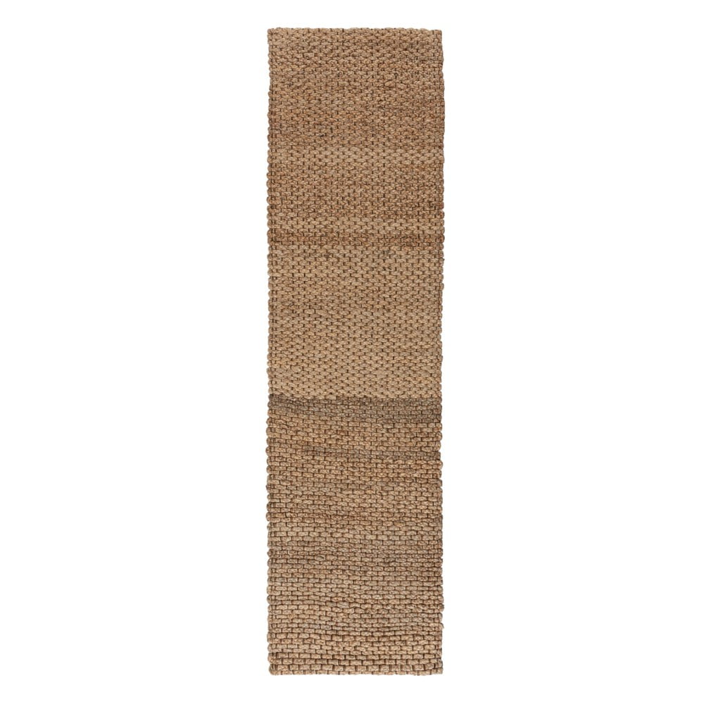 Natúr színű juta futószőnyeg típusú szőnyeg 60x230 cm Sol – Flair Rugs
