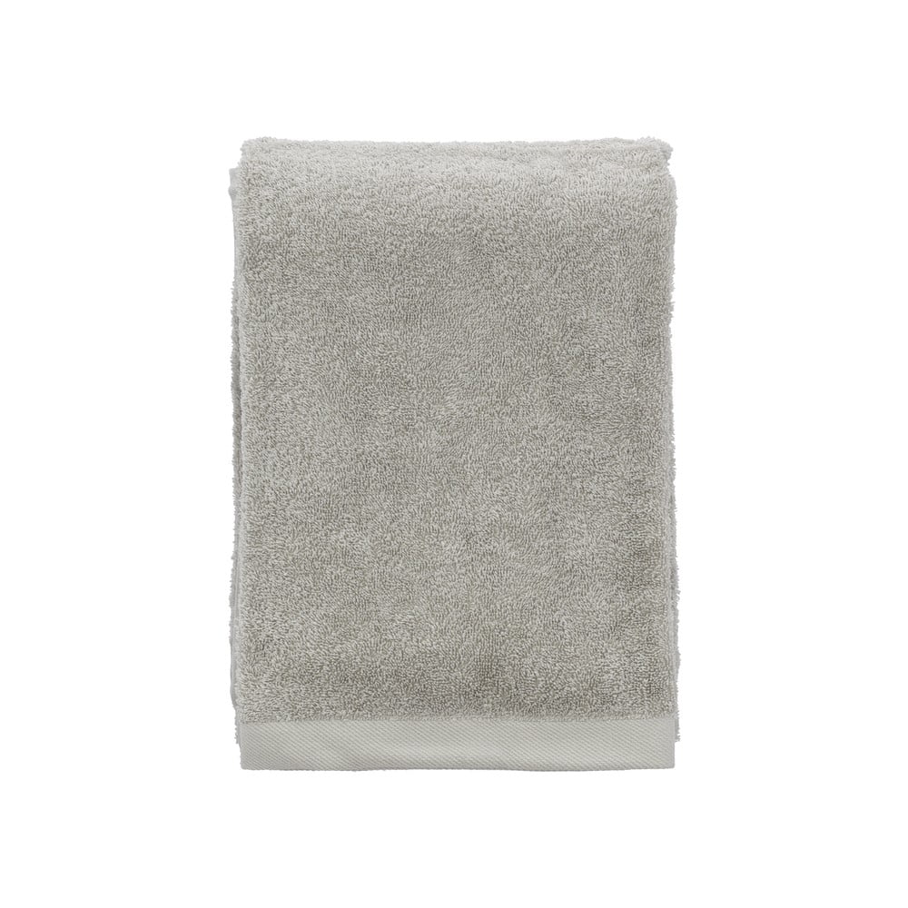 Szürke organikus pamut fürdőlepedő 70x140 cm Comfort – Södahl