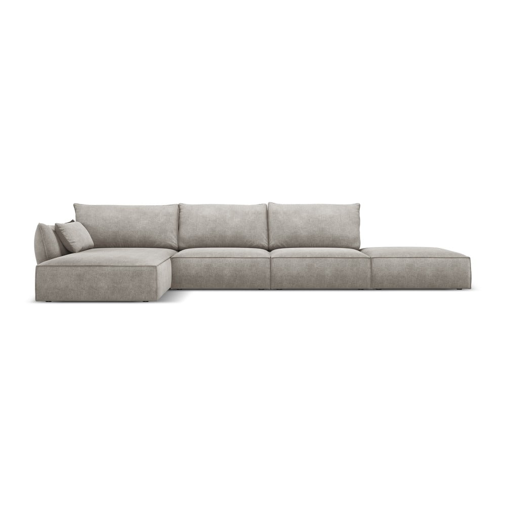 Világosszürke sarokkanapé (bal oldali) Vanda – Mazzini Sofas