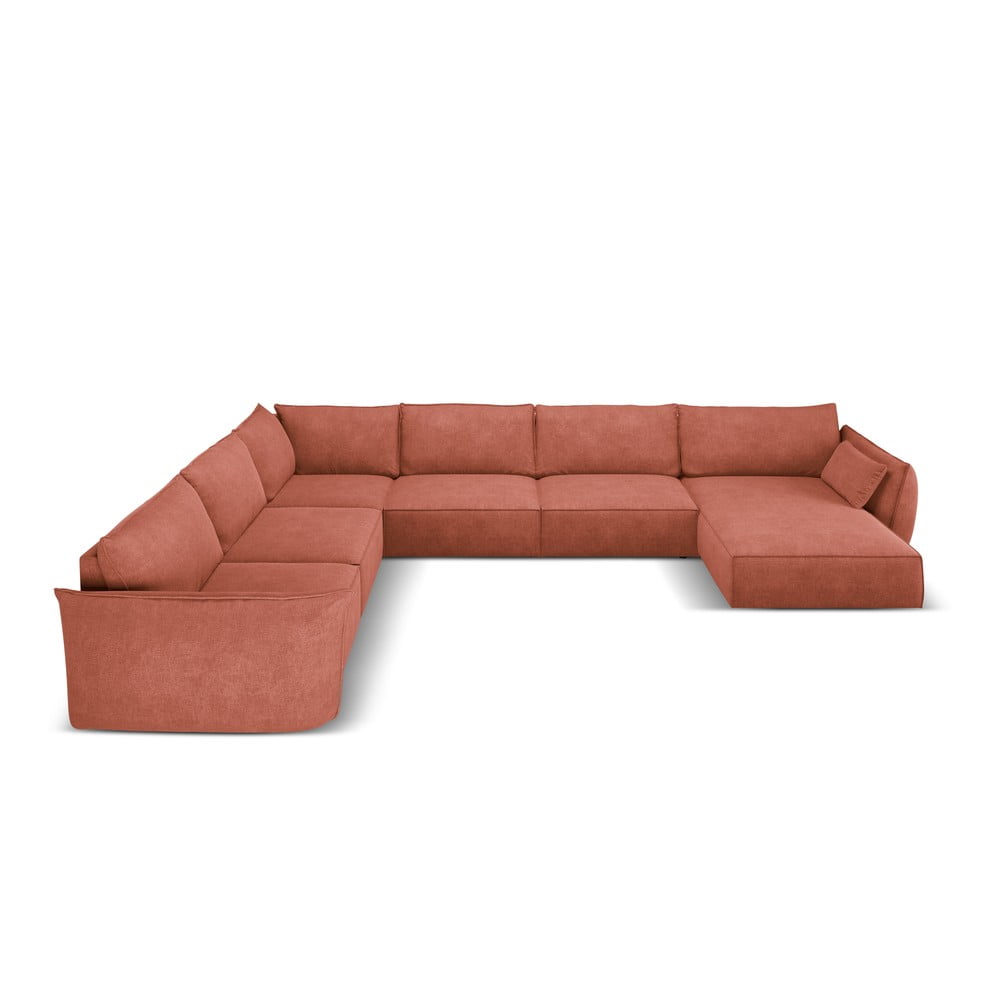 Piros sarokkanapé (bal oldali) Vanda – Mazzini Sofas