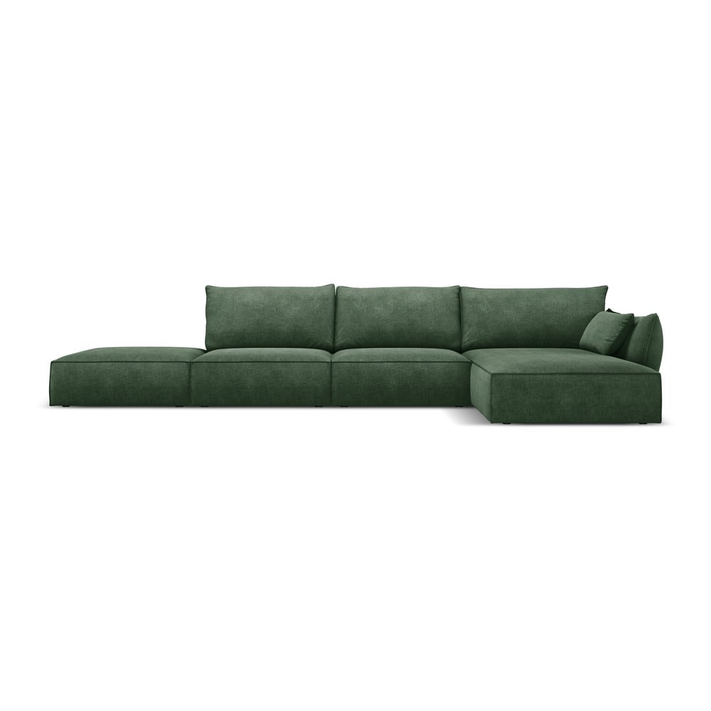 Sötétzöld sarokkanapé (jobb oldali) Vanda – Mazzini Sofas