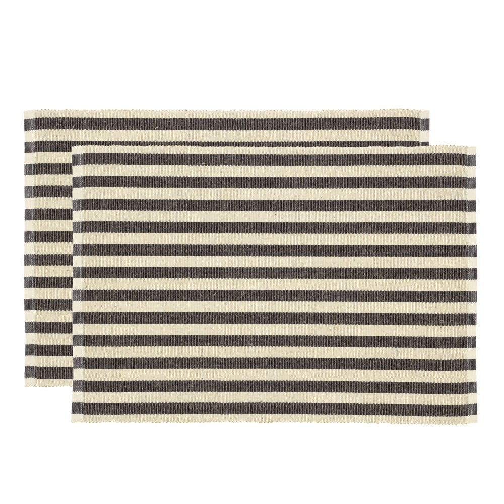 Textil tányéralátét szett 2 db-os 33x48 cm Statement Stripe – Södahl