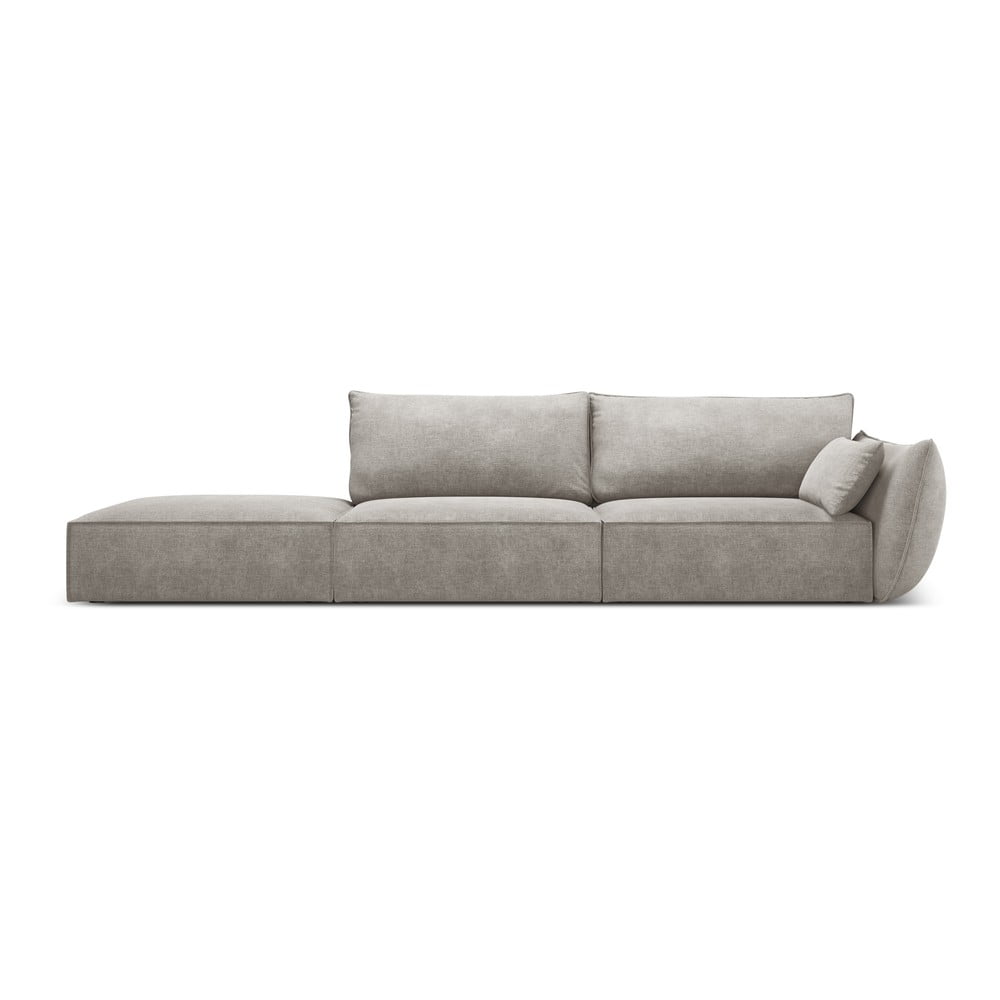 Világosszürke sarokkanapé Vanda – Mazzini Sofas