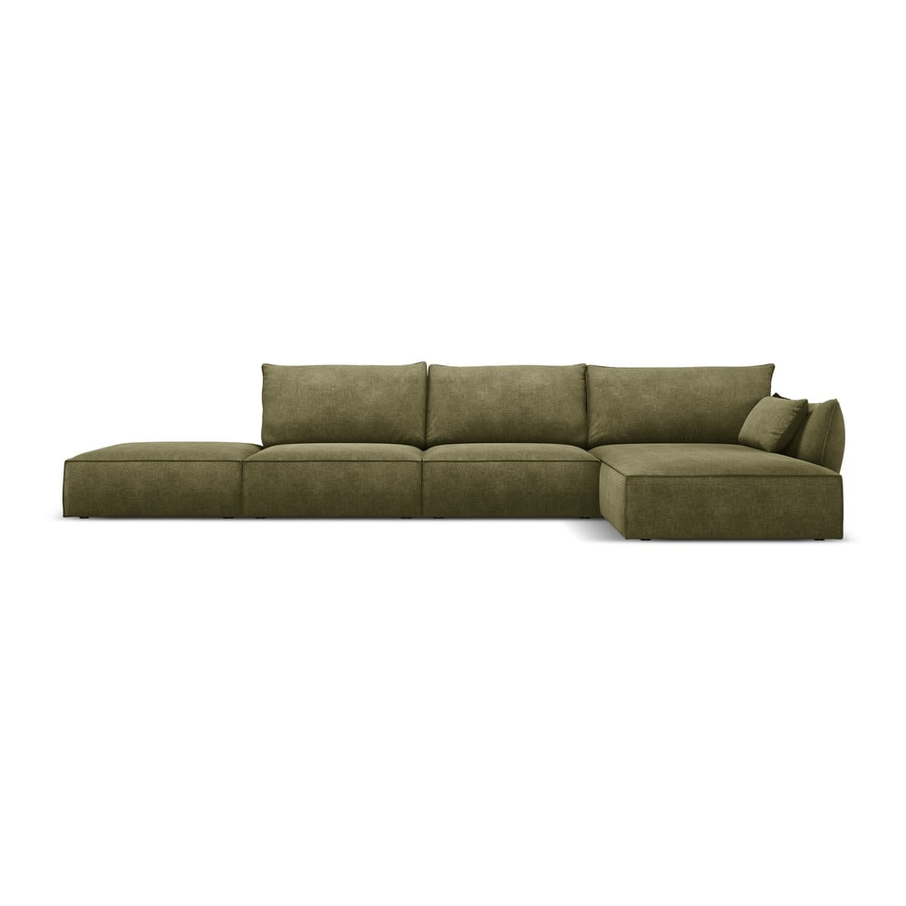 Zöld sarokkanapé (jobb oldali) Vanda – Mazzini Sofas