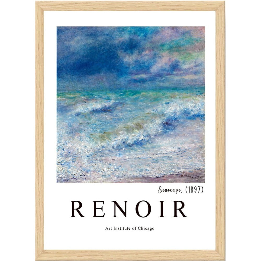 Keretezett poszter 35x45 cm Renoir – Wallity