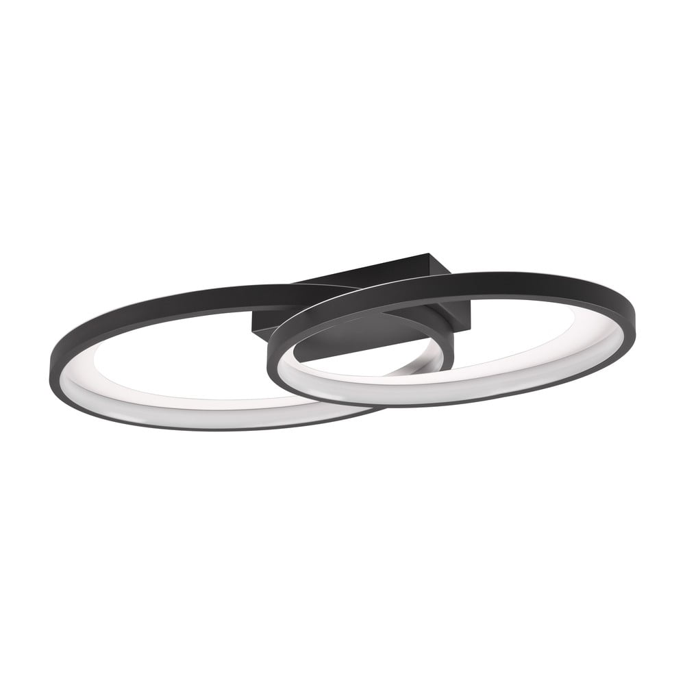 Fekete-fehér LED mennyezeti lámpa 30x57 cm Malaga – Trio