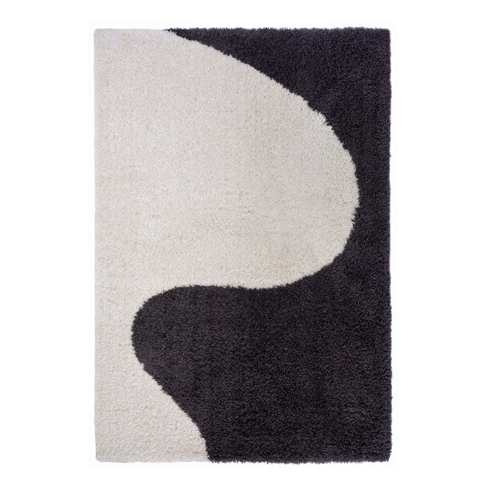 Fekete-fehér szőnyeg 200x290 cm – Elle Decoration