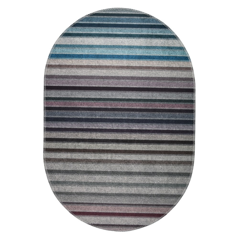 Kék-szürke mosható szőnyeg 60x100 cm – Vitaus