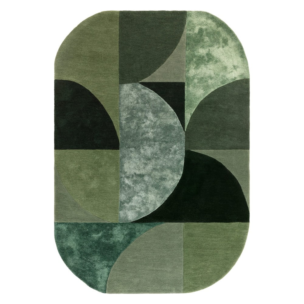 Sötétzöld gyapjú szőnyeg 200x300 cm Forest – Asiatic Carpets