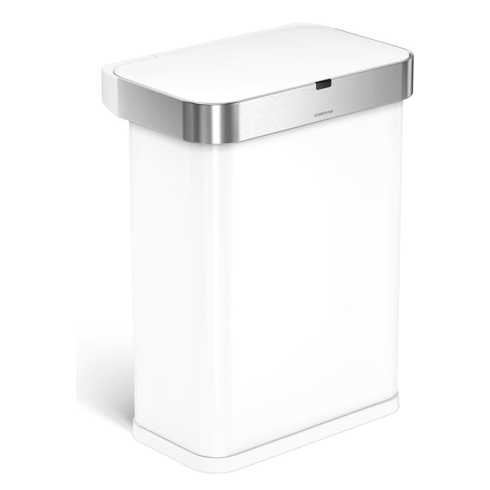 Acél érintésmentes szemetes 58 l – simplehuman